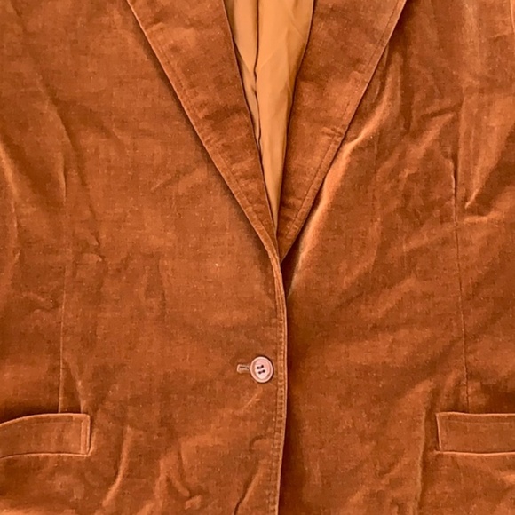 Vintage trissi's Woman Velvet Blazer Size 42 Cotton Made in Japan 80s Jacket - Picture 4 of 6